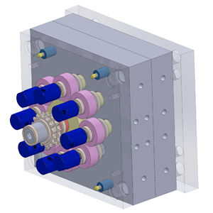 WEB-ROTOFLUID-APPLICATION-PLASTIC-ROTARY INJECTION MOULD