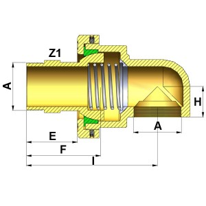 WEB-ROTOFLUID-BALL JOINT-B-STY30-DIM