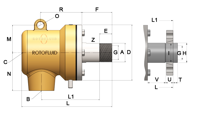 WEB-ROTOFLUID-ROTARY JOINT-200-DIM-SINGLE