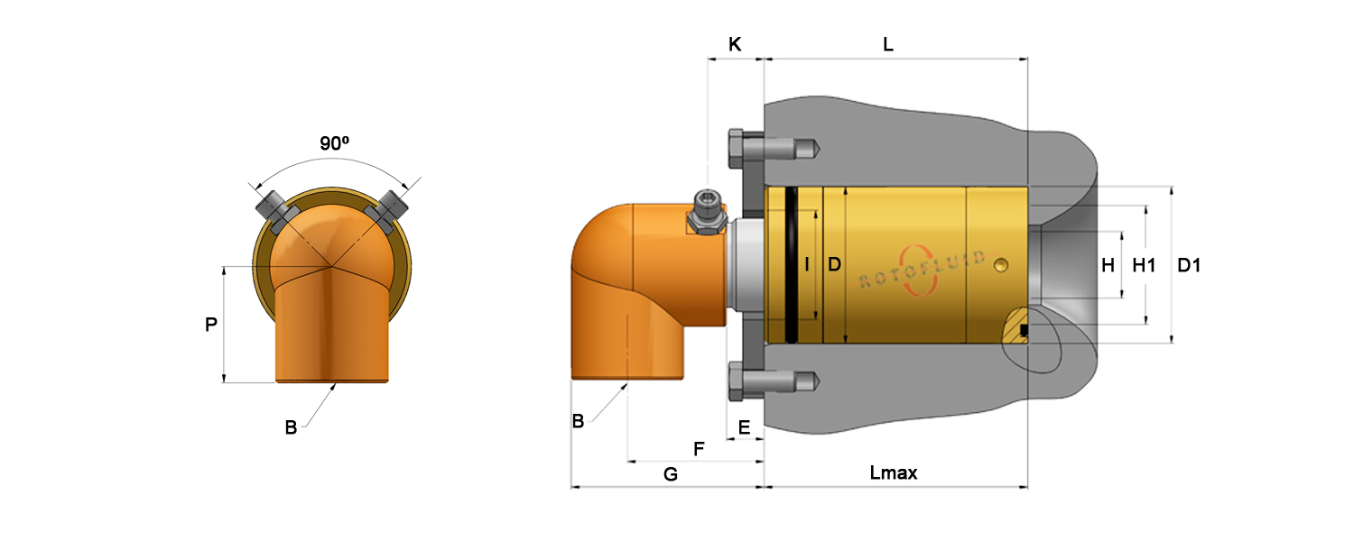 WEB-ROTOFLUID-ROTARY JOINT-300A-SINGLE-DIM