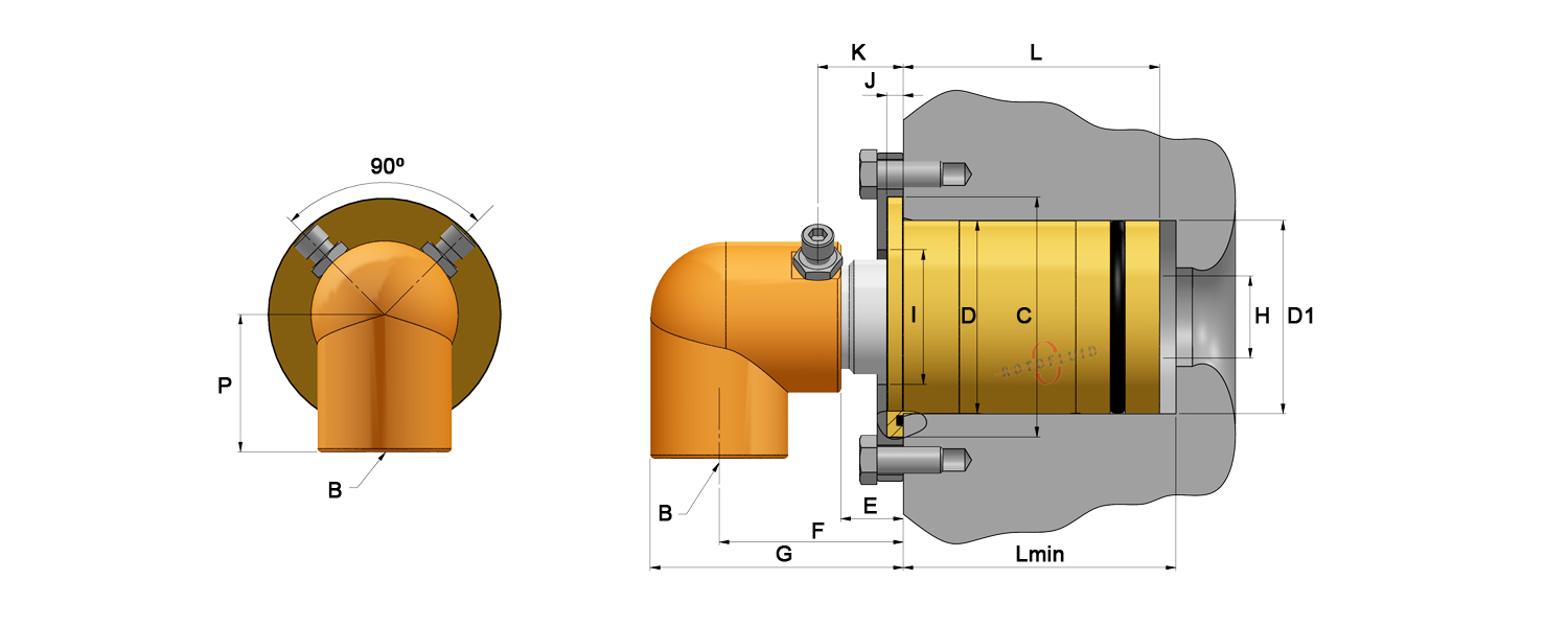 WEB-ROTOFLUID-ROTARY JOINT-300B-SINGLE-DIM