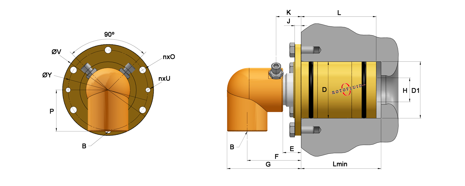 WEB-ROTOFLUID-ROTARY JOINT-300C-SINGLE-DIM