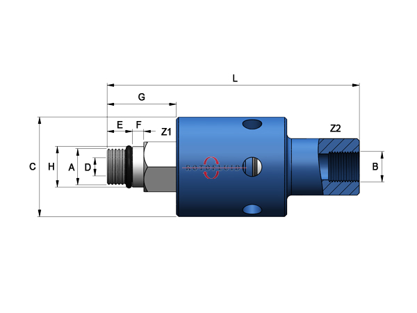 WEB-ROTOFLUID-ROTARY JOINT-800-DUZ-DIM