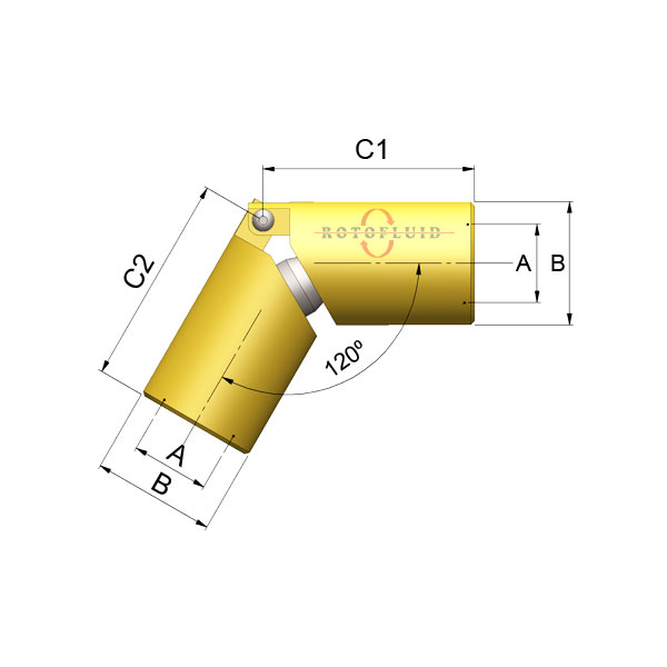 WEB-ROTOFLUID-SIPHON ELBOW-DIM 1